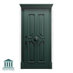 درب نفررو لابی چوبی کلاسیک کد 30947