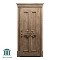 درب چوبی کلاسیک لابی کد 30948