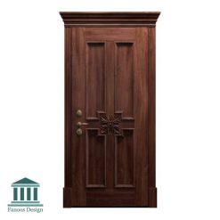 درب چوبی کلاسیک لابی کد 30948