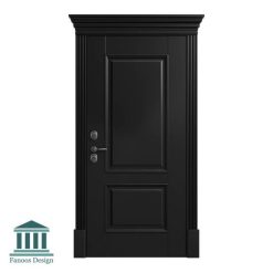 درب اتاق خواب کلاسیک دو قاب چوبی کد 30956