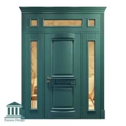 درب چوبی لابی کلاسیک سه لنگه کد 30959