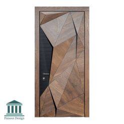 درب چوبی مدرن سه بعدی کد 30957