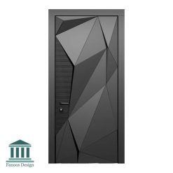 درب تمام چوب اتاق با طرح برجسته هندسی کد 30957 20 967 | فانوس دیزاین تولید کننده انواع درب اتاق ، ضد سرقت، درب ورودی و ضد آل