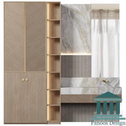 روشویی کابینتی و دیزاین حمام کد 30314