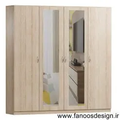 کمد دیواری ام دی اف کد 0116