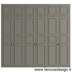 کمد دیواری با رنگ پلی اورتان کد 0117