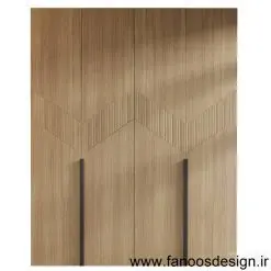 کمد دیواری روکش pvc کلاسیک کد 041