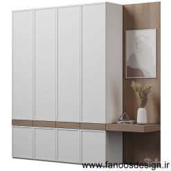 کمد دیواری هایگلاس مدرن کد 30969 4 کمد دیواری هایگلاس مدرن کد 30969