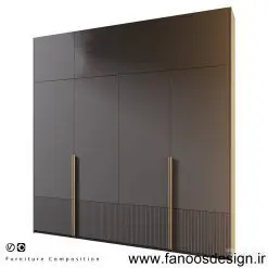 کمد دیواری مدرن کد 31006