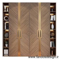 کمد دیواری مدرن کد 31003