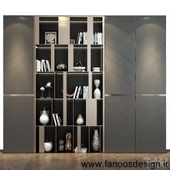 کمد دیواری پلی اورتان استیل خور کد 31000