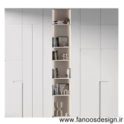 کمد دیواری نئو کلاسیک با رنگ پوششی کد 066