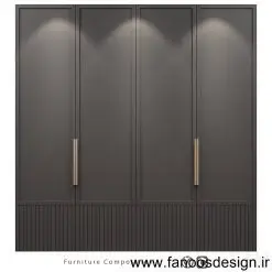 کمد دیواری مدرن ساده کد 30997