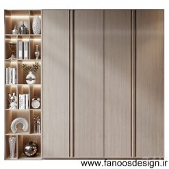 کمد دیواری مینمال کد 31030