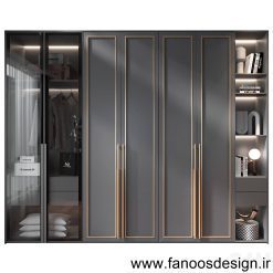 کمد دیواری نئو کلاسیک ابزار خورده کد 31027