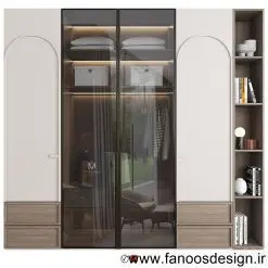 کمد دیواری ام دی اف درب کد 093