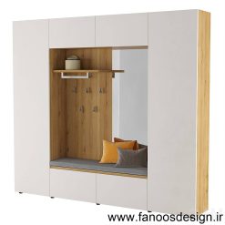 کمد دیواری هایگلاس ابزار خورده کد 097