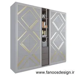 کمد دیواری استیل خور کد 31050