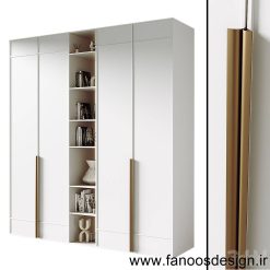 کمد دیواری هایگلاس کشو دار کد 0107