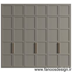 کمد دیواری لوکس کد 31046