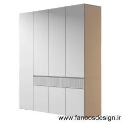 کمد دیواری پلی اورتان مینیمال کد 31041