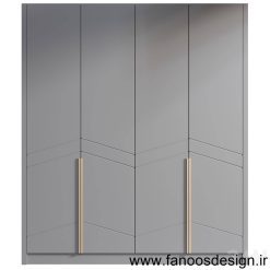 کمد دیواری پلی اورتان مدرن کد 31040