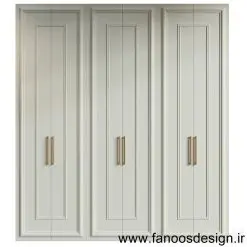 کمد دیواری پلی اورتان کلاسیک کد 31039