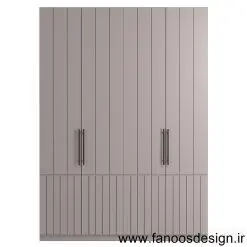 کمد دیواری ام دی اف با رنگ پوششی کد 074