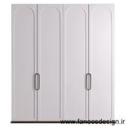 کمد دیواری ام دی اف رنگ پوششی کد 077