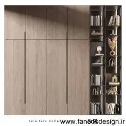 کمد دیواری ام دی اف ساده کد 078