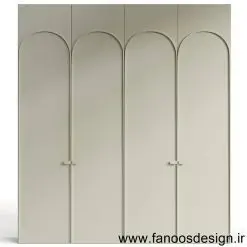 کمد دیواری پلی اورتان کلاسیک کد 052