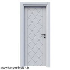 درب پلی وود سرویس بهداشتی با رنگ پلی اورتان کد 30409