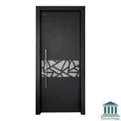 درب مدرن ورودی واحد مسکونی شیشه خور کد 30593
