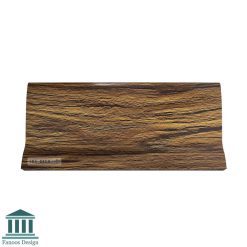 قرنیز PVC فندقی مدل پارکتی کد 818