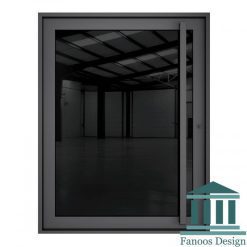 درب شیشه خور پیوت مدرن کد 30512