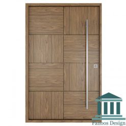 درب پیوت روکش بلوط پازل کد 30514