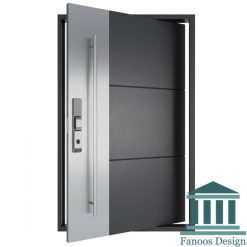 درب لولا پاشنه ای استیل خور مدرن کد 30520