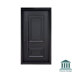 درب ضد سرقت مدرن دو قاب رنگ پوششی وسط کد 30412