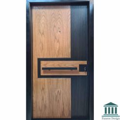 در ضدسرقت ترکیبی روکش راش CNC کد 30442