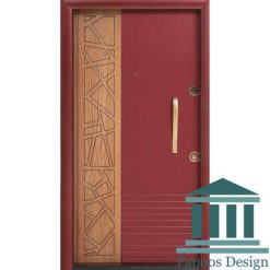 درب ضدسرقت روکش راش کد 30482