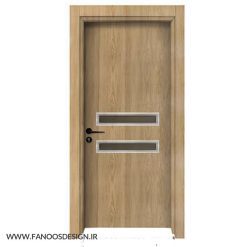 درب پلی وود قاب شیشه ای کد 50045