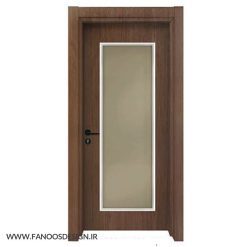 درب پلی وود قاب شیشه ای کد 50052