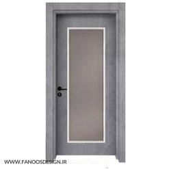 درب پلی وود قاب شیشه ای کد 50051