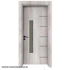 درب پلی وود قاب شیشه ای کد 50050