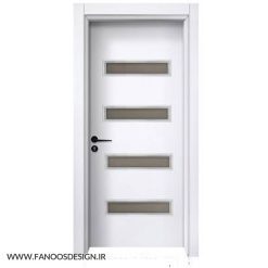 درب پلی وود قاب شیشه ای کد 50049