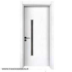 درب پلی وود قاب شیشه ای کد 50048