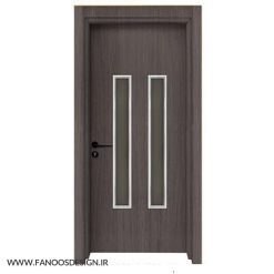 درب پلی وود قاب شیشه ای کد 50047