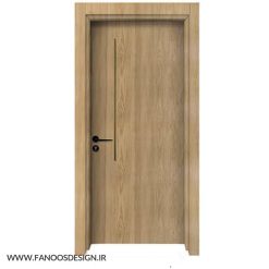 درب پلی وود پلکسی خطی کد 50058