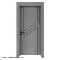 درب چوب پلاست سرویس بهداشتی | مقاوم، زیبا و کاملاً ضد آب کد 30056