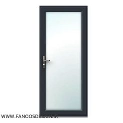درب آلومینیومی شیشه ای کد 20019